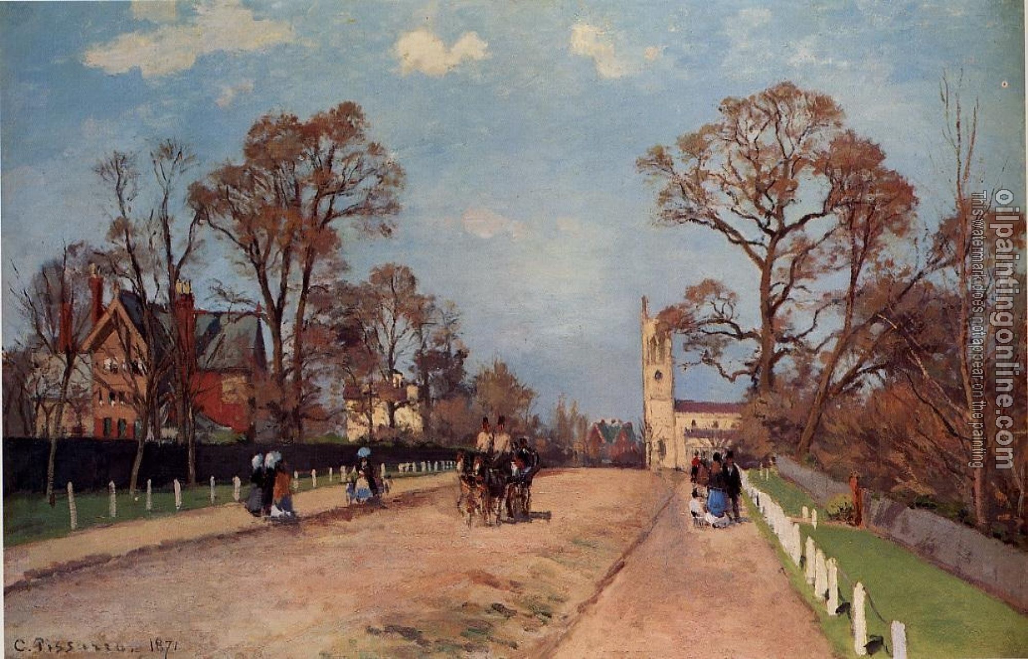 Pissarro, Camille - The Avenue, Sydenham